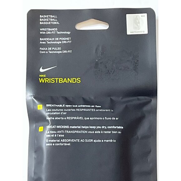 Nike NBA 76ers Dri-Fit Wristbands White Blue Red New - Picture 9 of 9